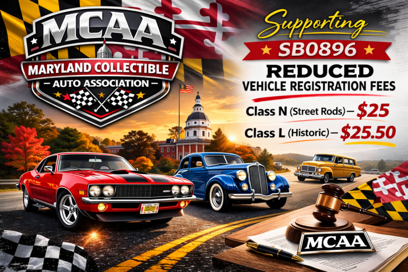 Senate Bill (SB0896) Vehicle Laws – Registration Fees – Alterations
