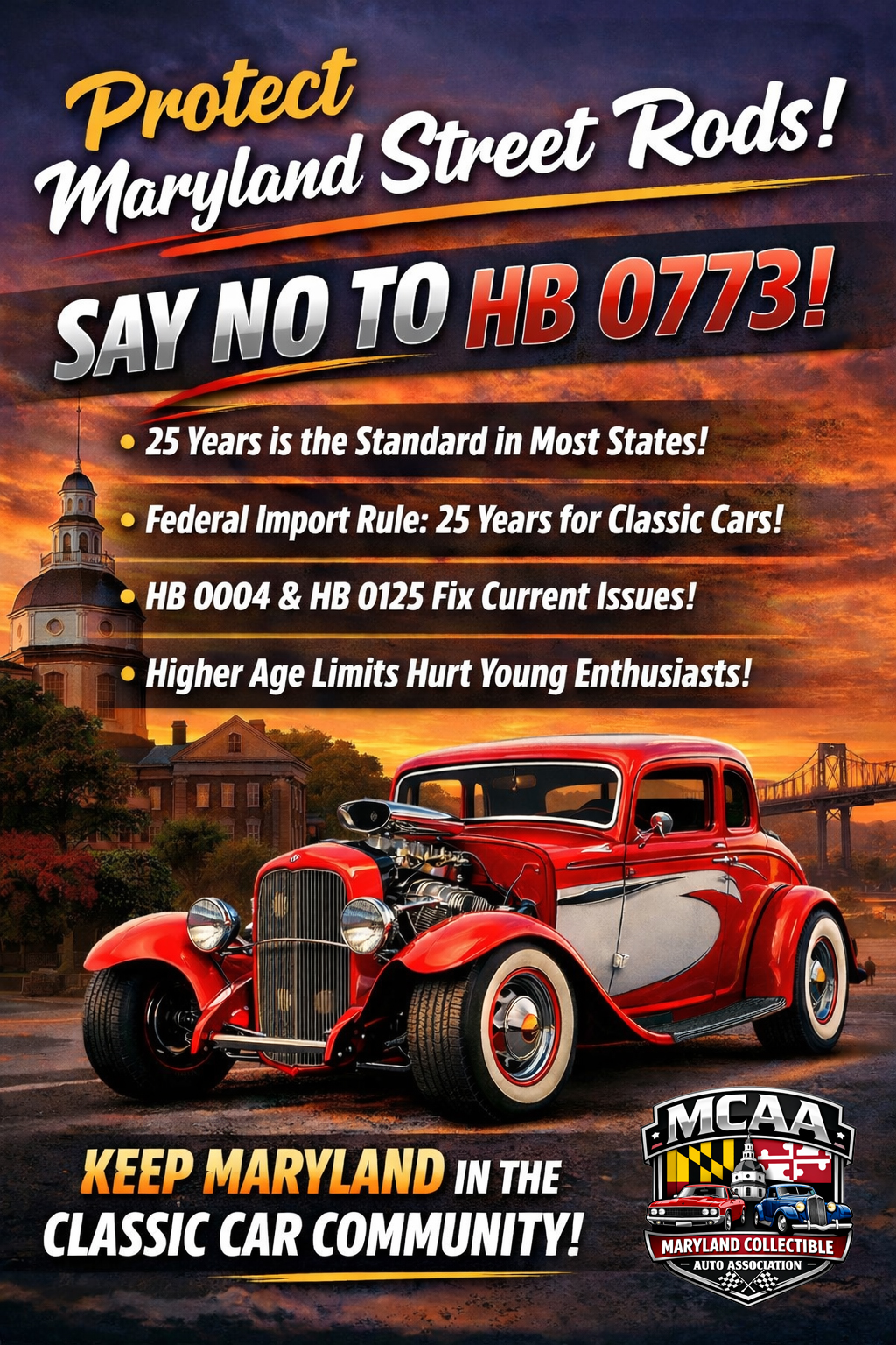Maryland Street Rod Tags