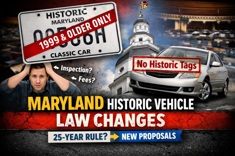 WMAR Coverage on Maryland Historic Plates