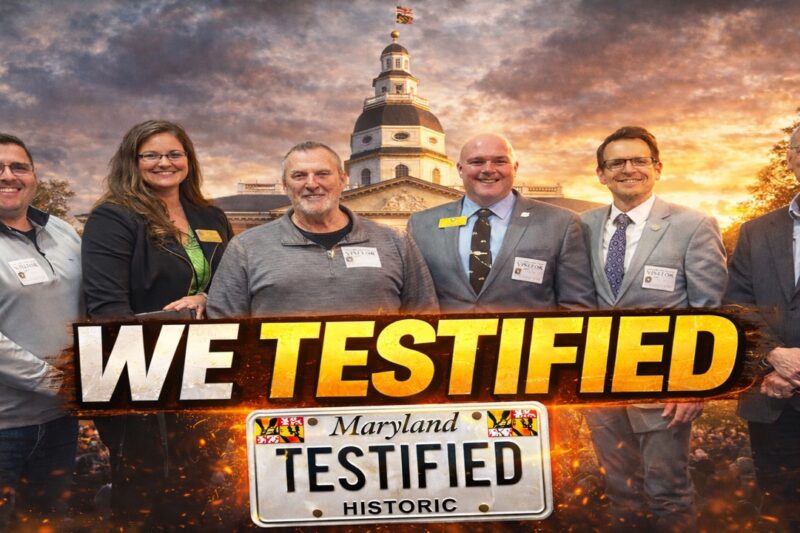 We Took the Fight to Annapolis | Saving Maryland Historic Plates