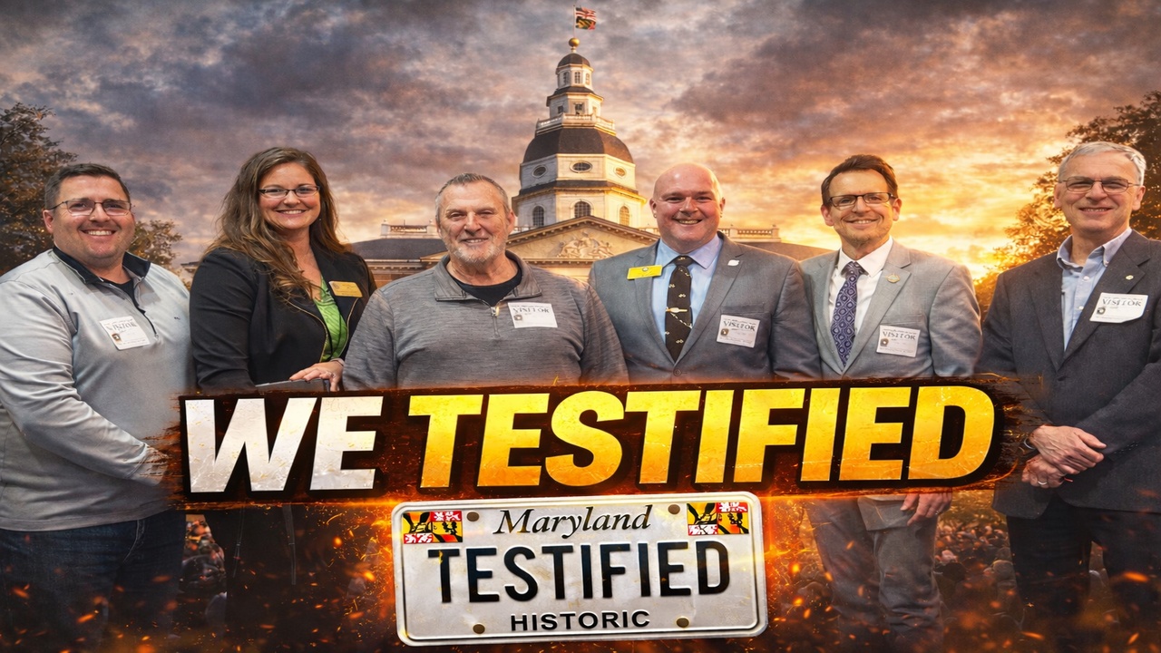 MD Historic Plates - We Testified