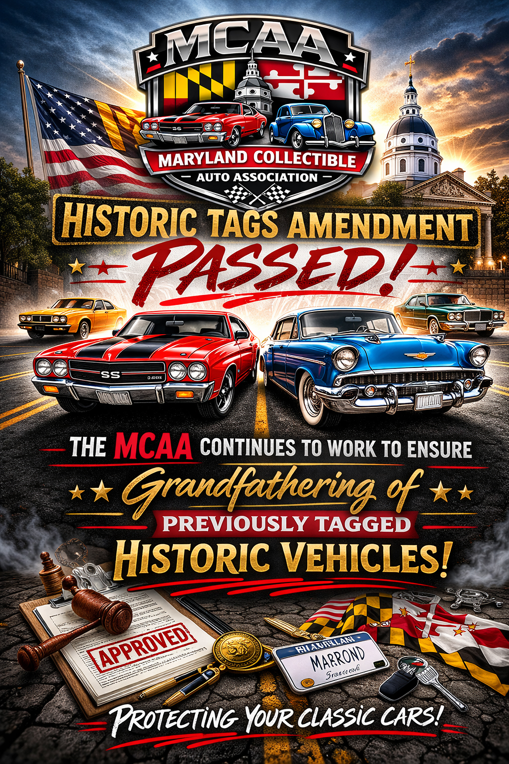 Historic Plates Amendment Passed